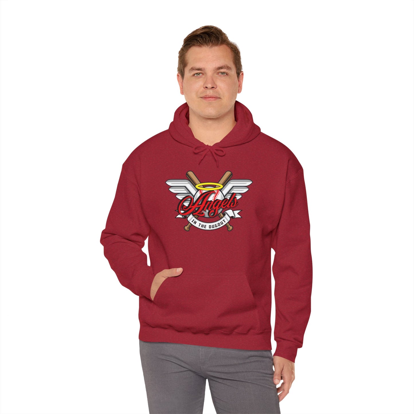 Angels in the Dugout Unisex Heavy Blend™ Hooded Sweatshirt