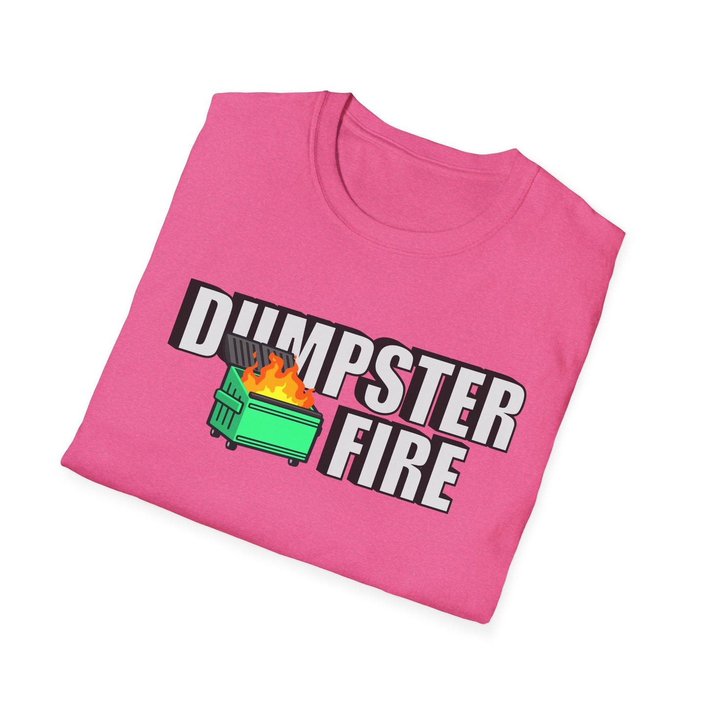 Dumpster Fire Unisex Softstyle T-Shirt