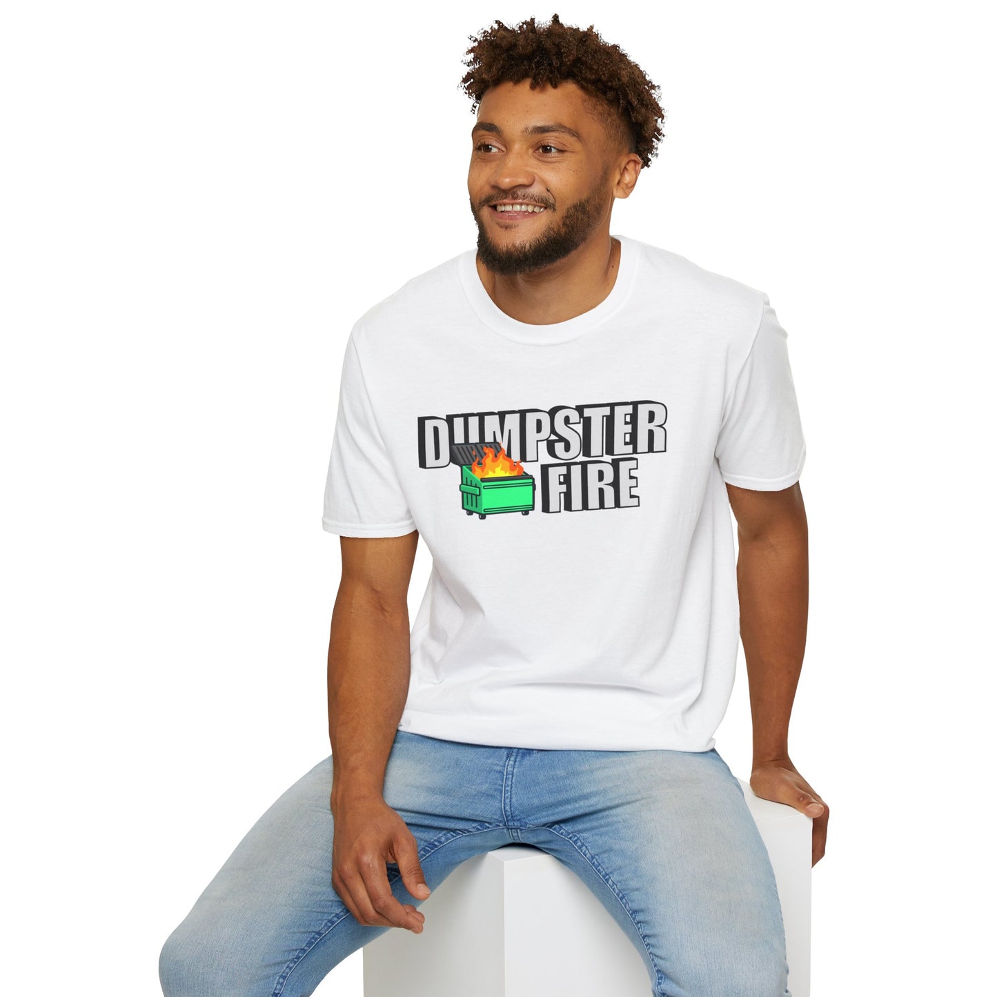 Dumpster Fire Unisex Softstyle T-Shirt