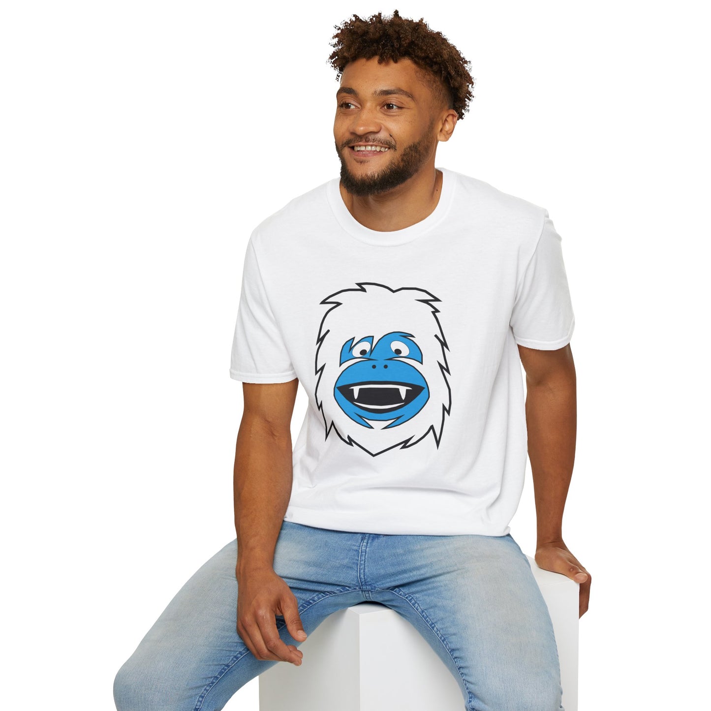 Yeti Face Unisex Softstyle T-Shirt