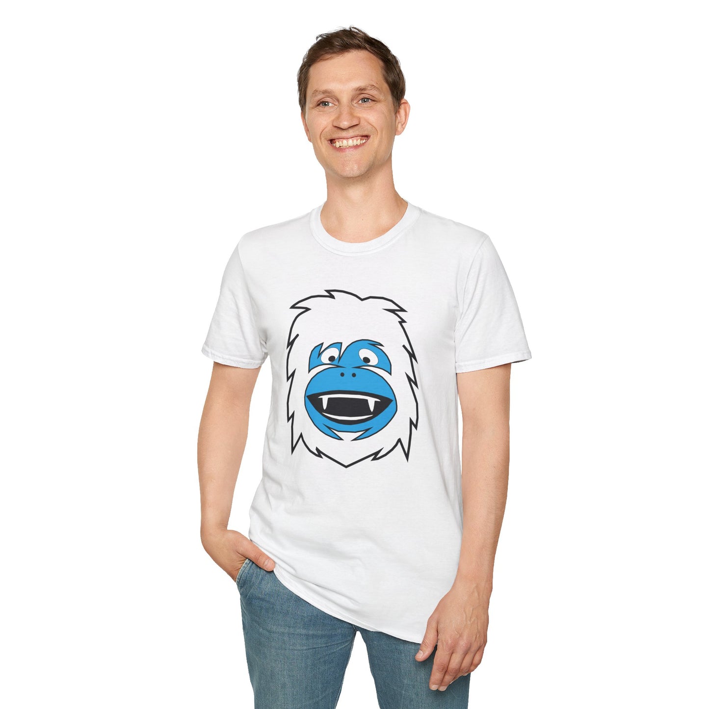 Yeti Face Unisex Softstyle T-Shirt