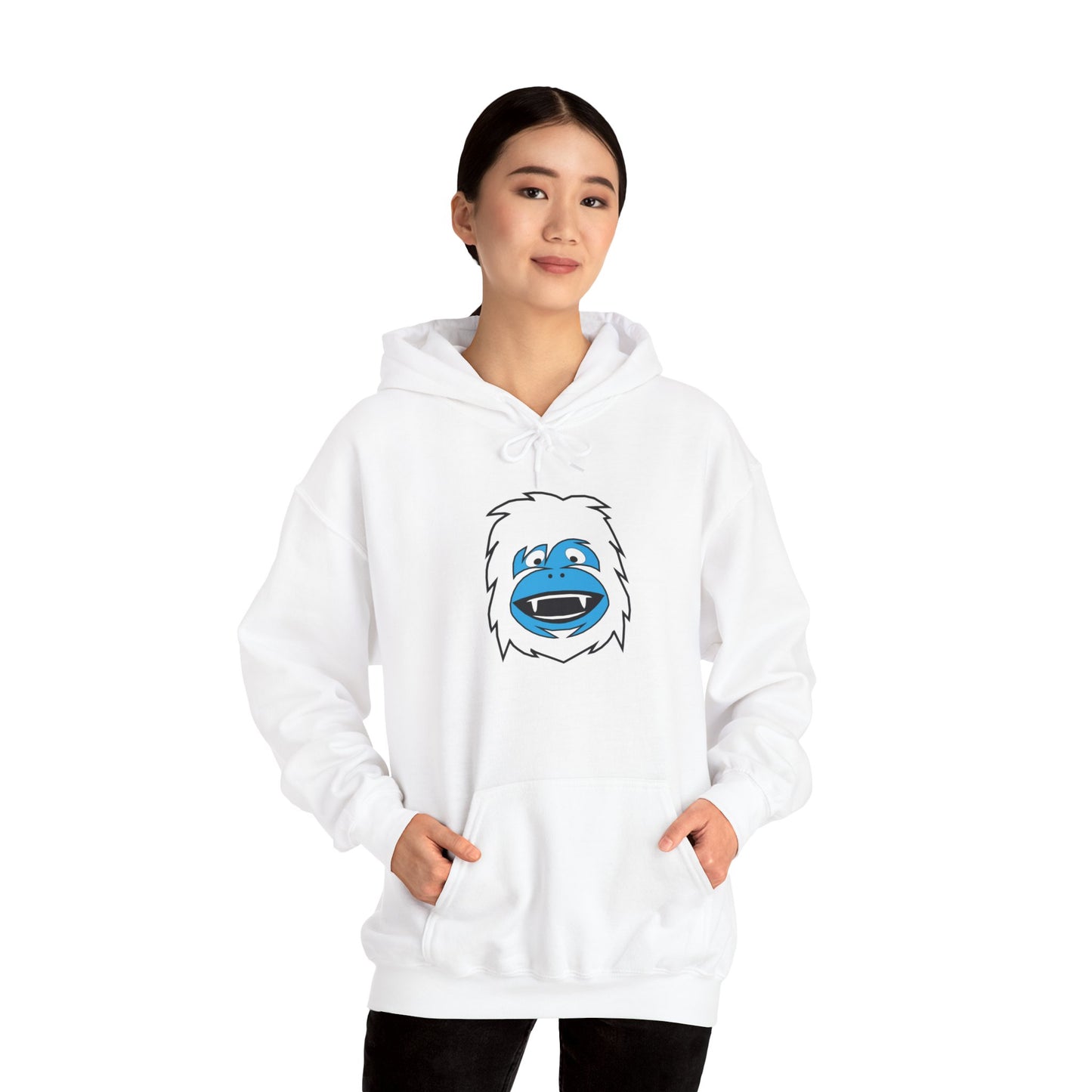 Yeti Face Unisex Heavy Blend™ Hooded Sweatshirt