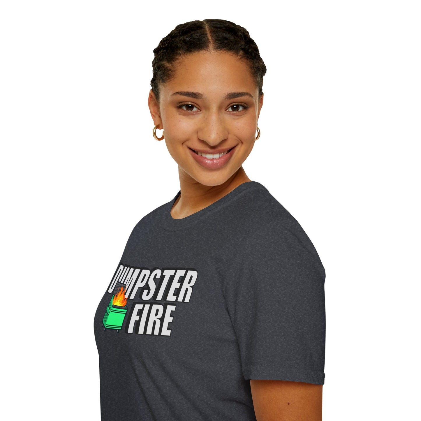 Dumpster Fire Unisex Softstyle T-Shirt