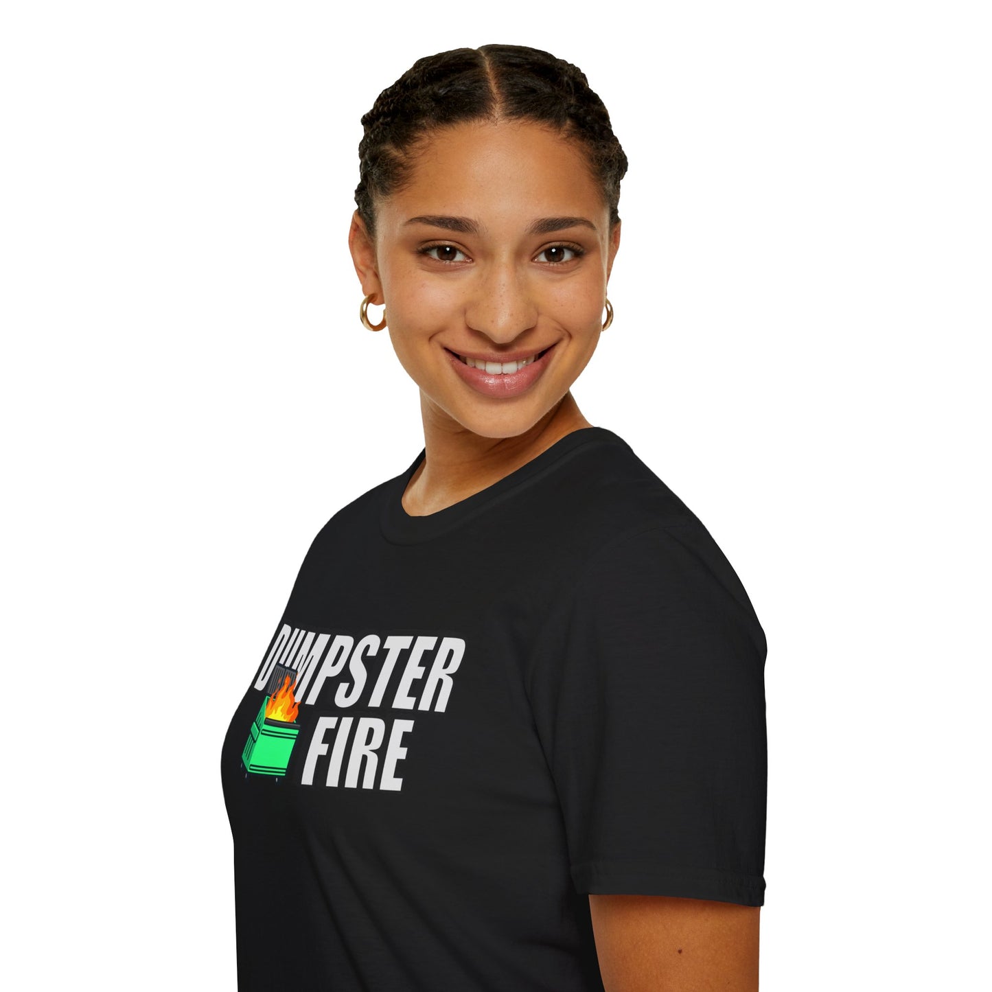 Dumpster Fire Unisex Softstyle T-Shirt