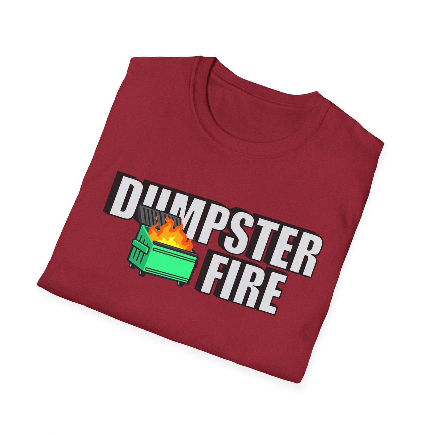 Dumpster Fire Unisex Softstyle T-Shirt