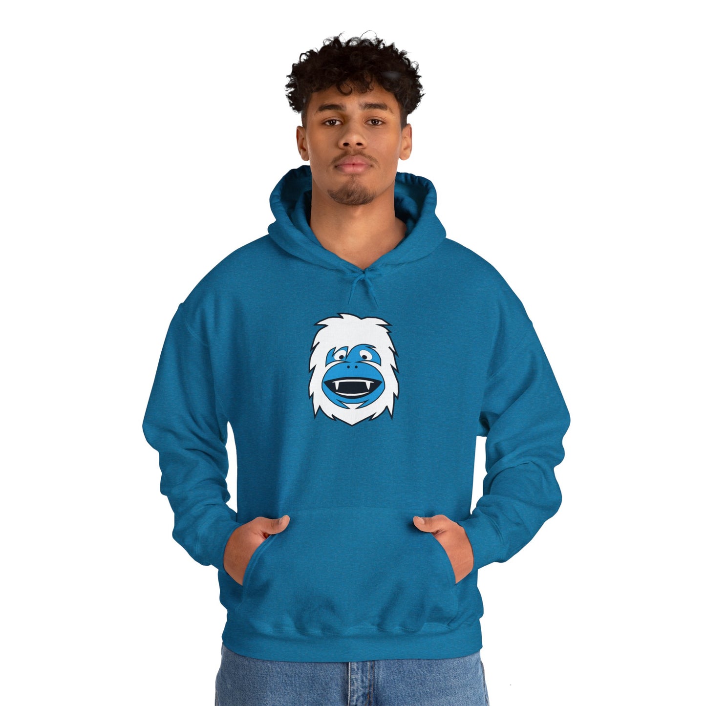 Yeti Face Unisex Heavy Blend™ Hooded Sweatshirt