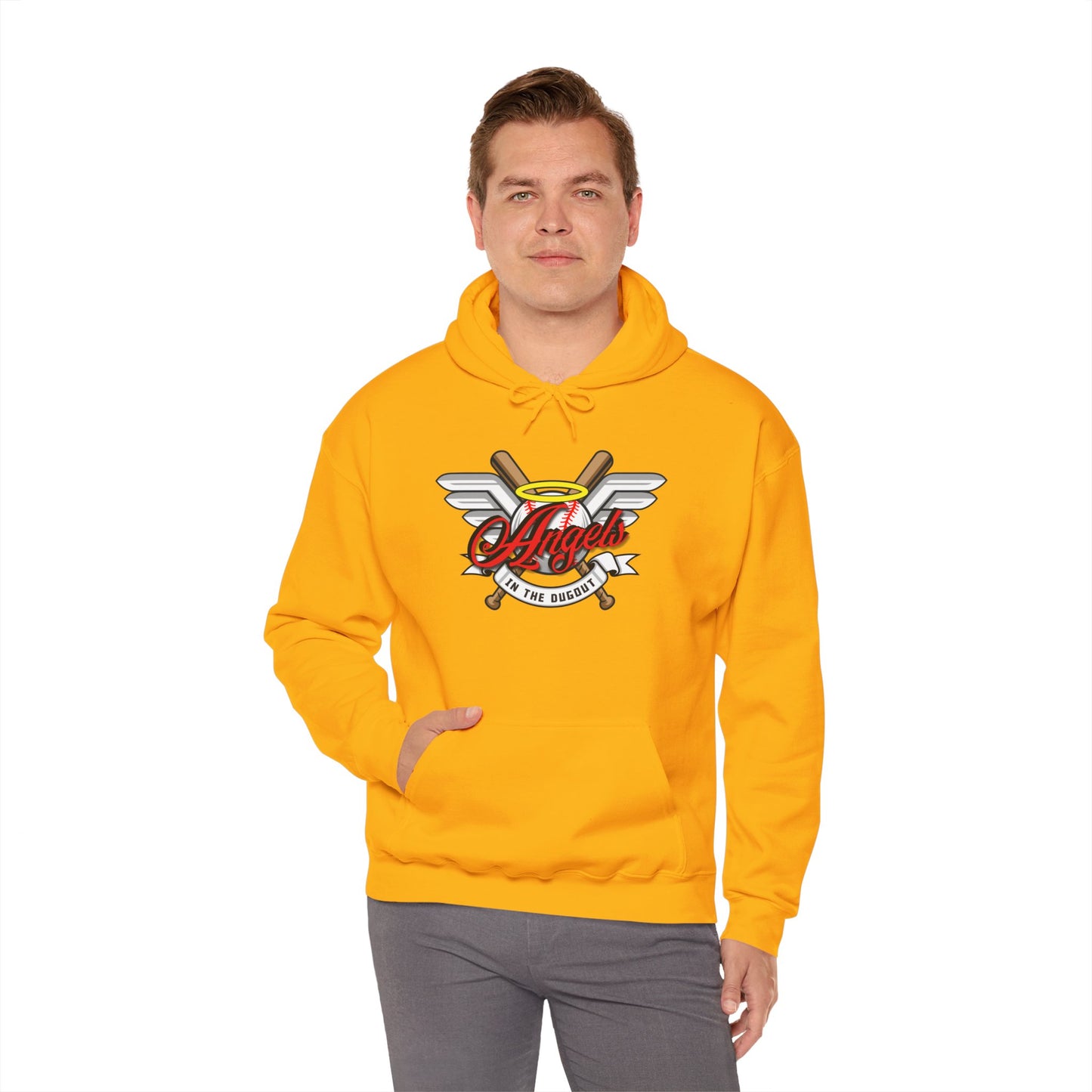 Angels in the Dugout Unisex Heavy Blend™ Hooded Sweatshirt