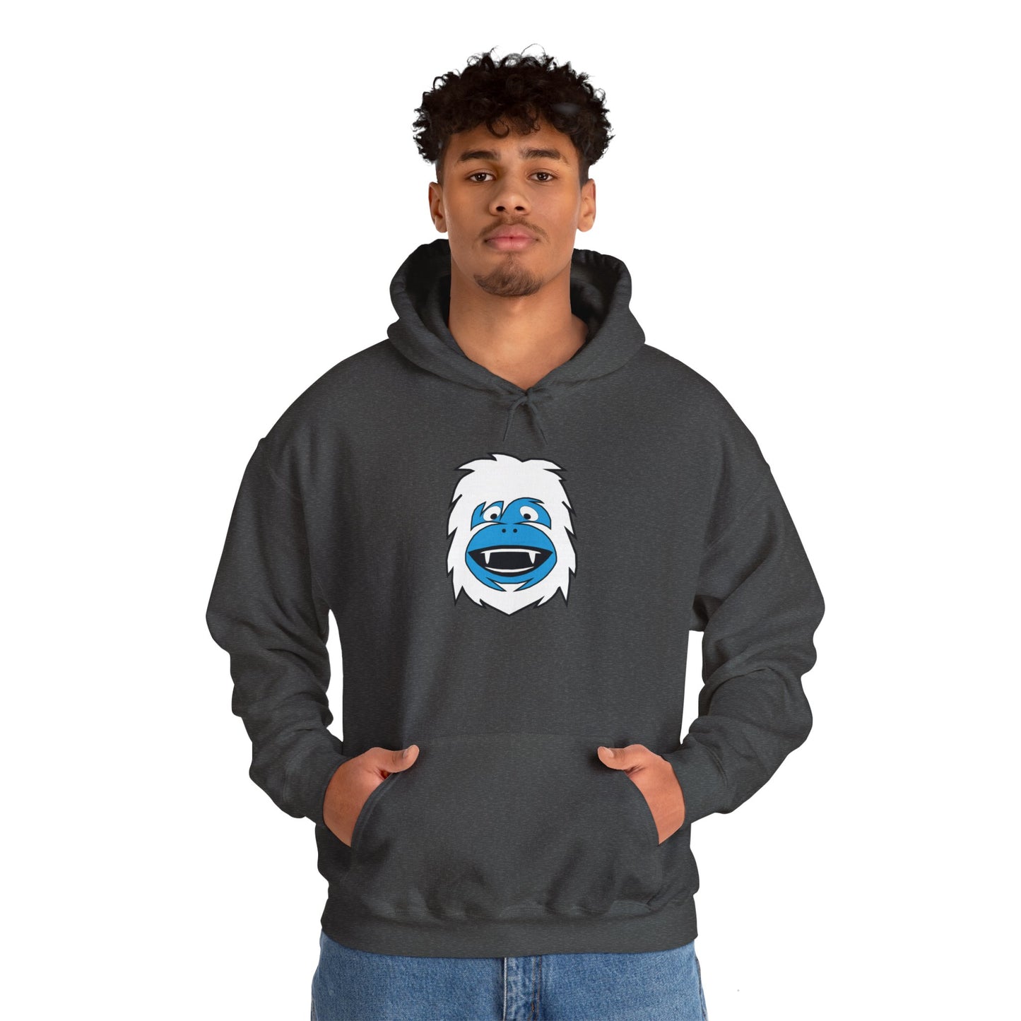 Yeti Face Unisex Heavy Blend™ Hooded Sweatshirt