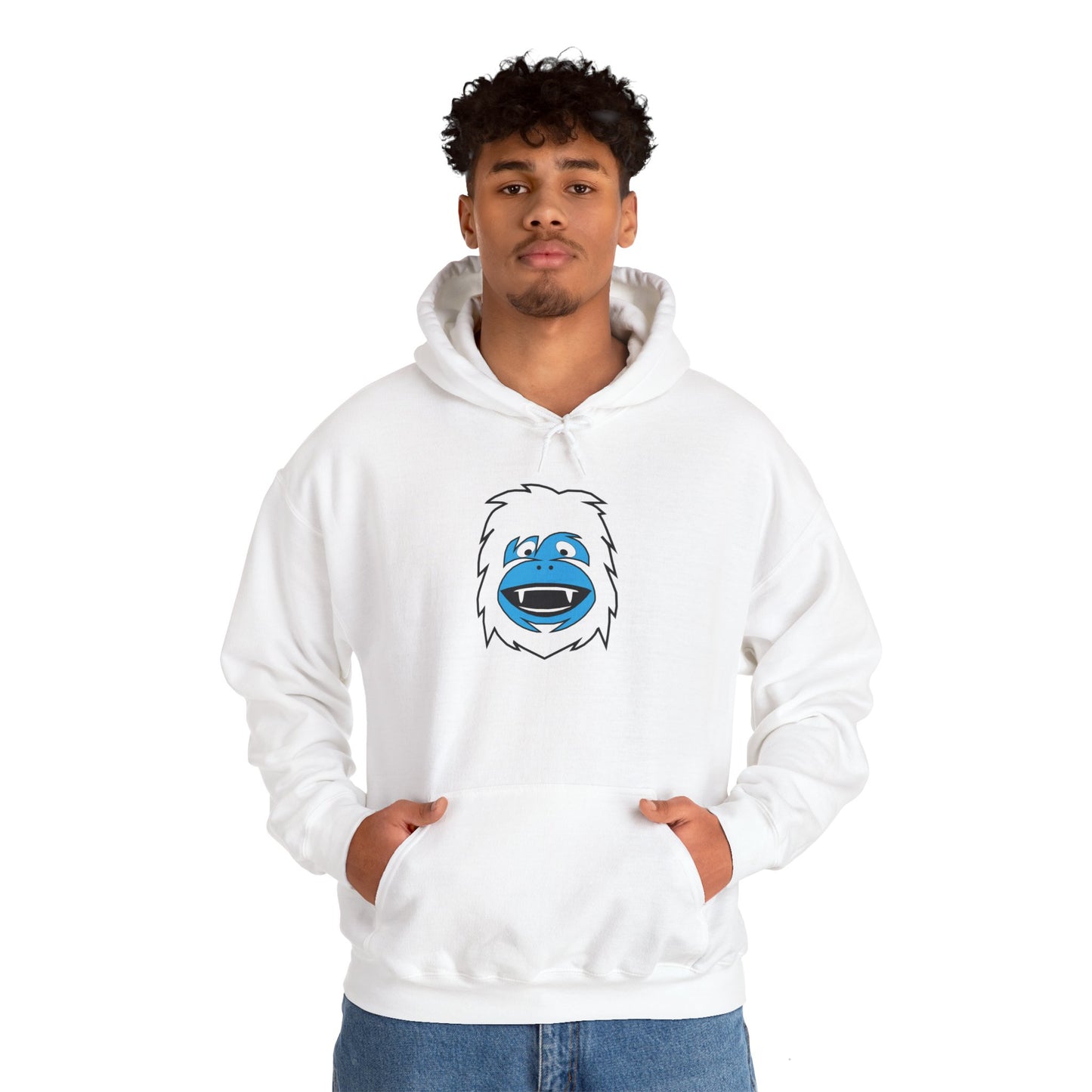 Yeti Face Unisex Heavy Blend™ Hooded Sweatshirt