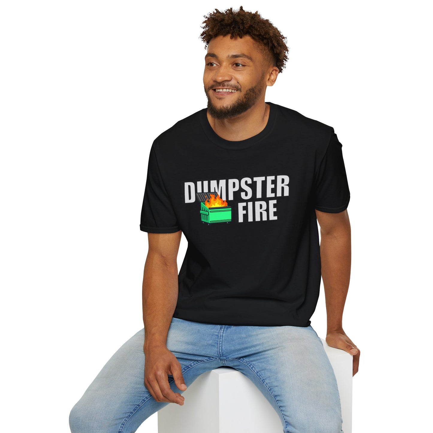 Dumpster Fire Unisex Softstyle T-Shirt