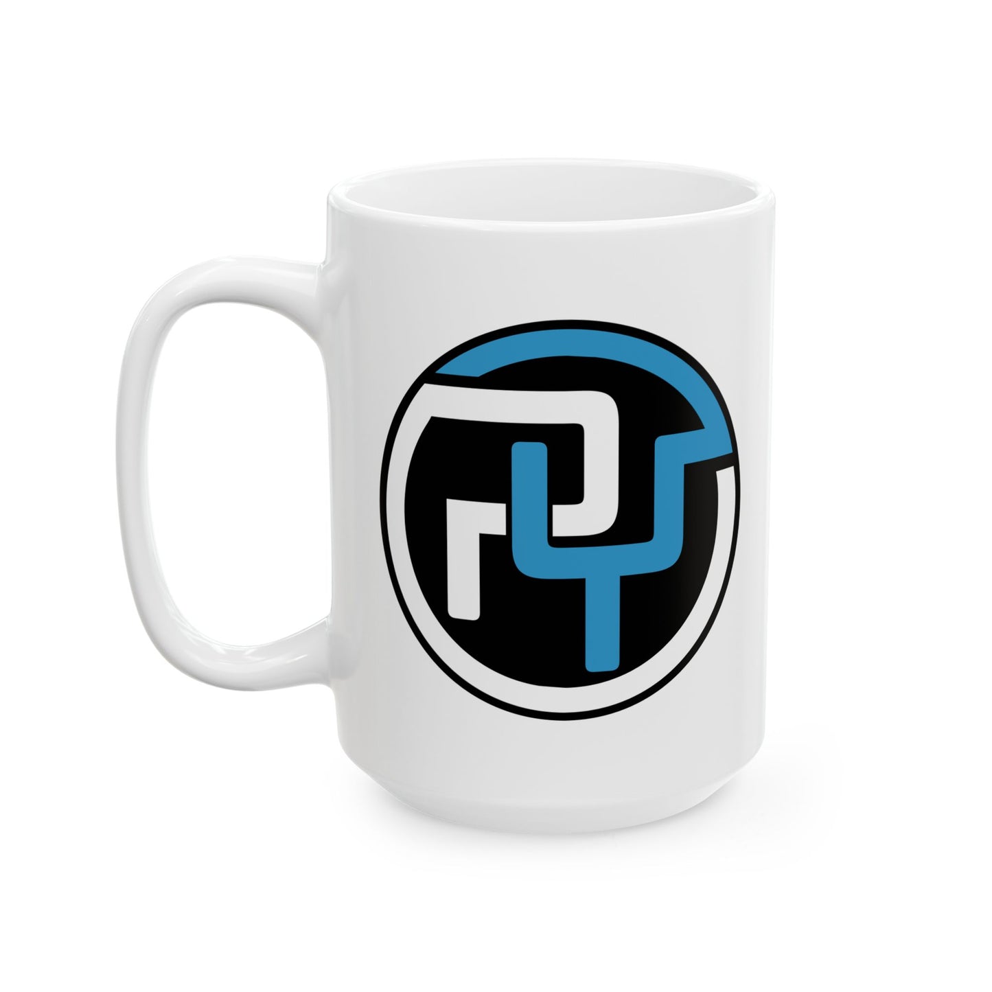 PY Logo Ceramic Mug, (11oz, 15oz)