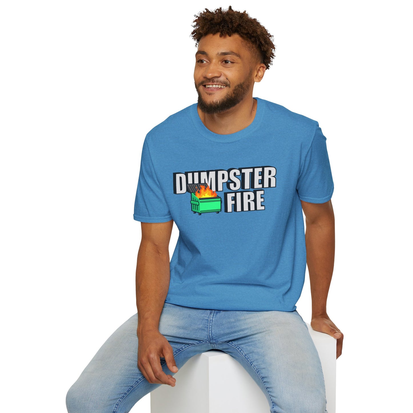 Dumpster Fire Unisex Softstyle T-Shirt