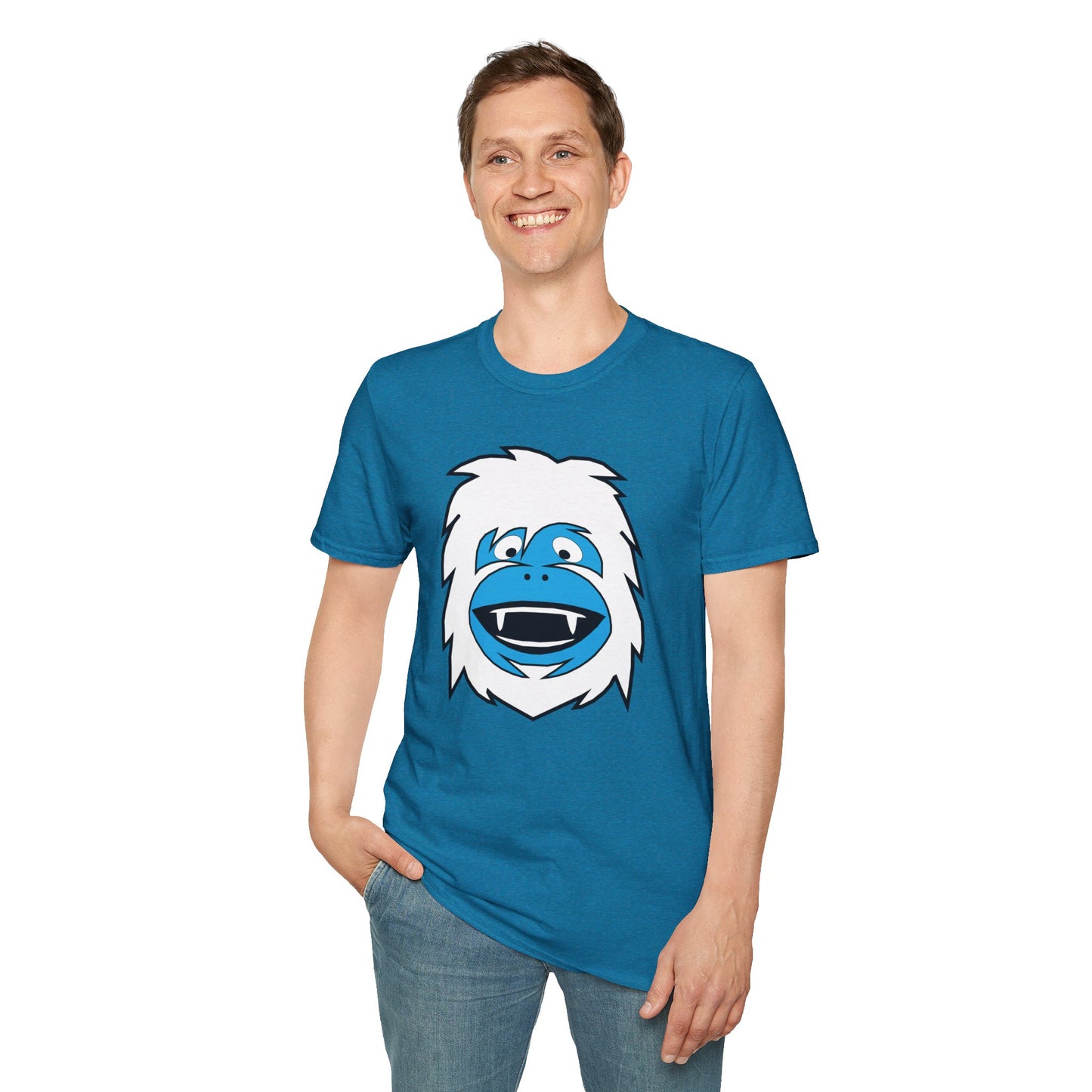 Yeti Face Unisex Softstyle T-Shirt