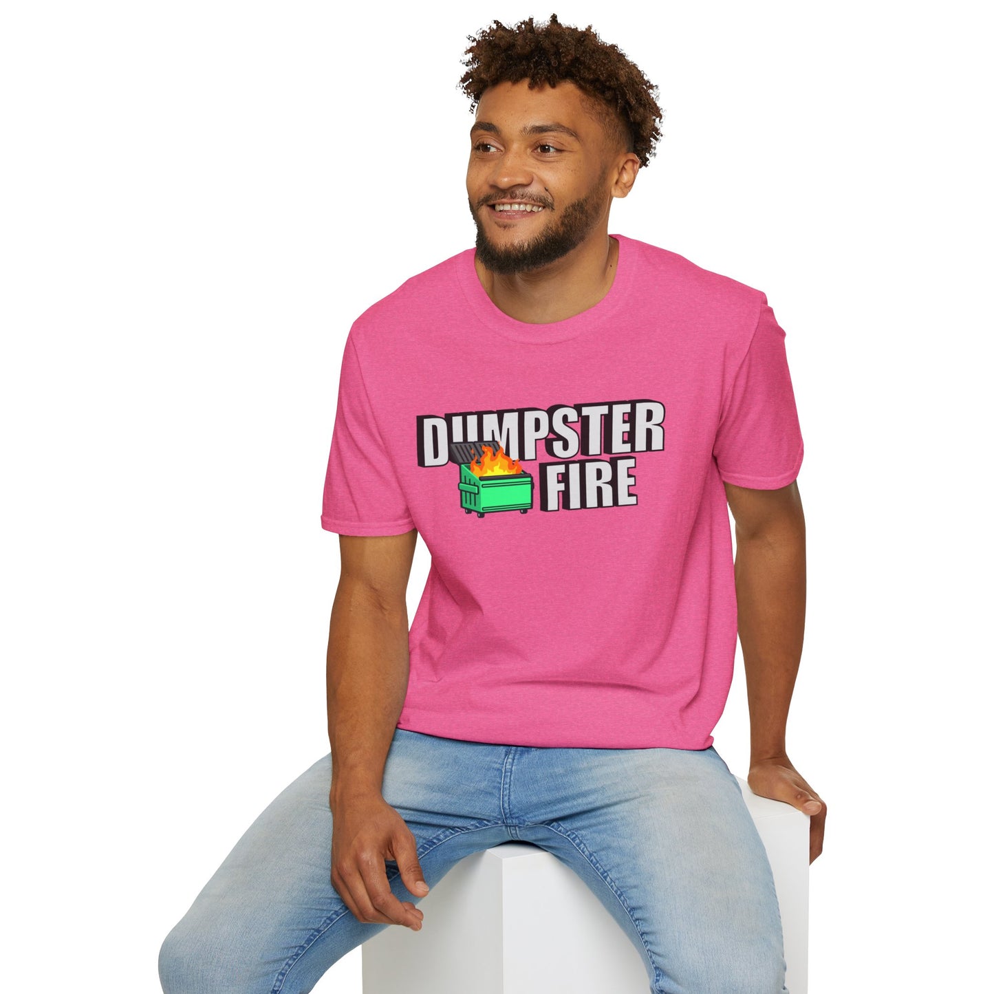 Dumpster Fire Unisex Softstyle T-Shirt