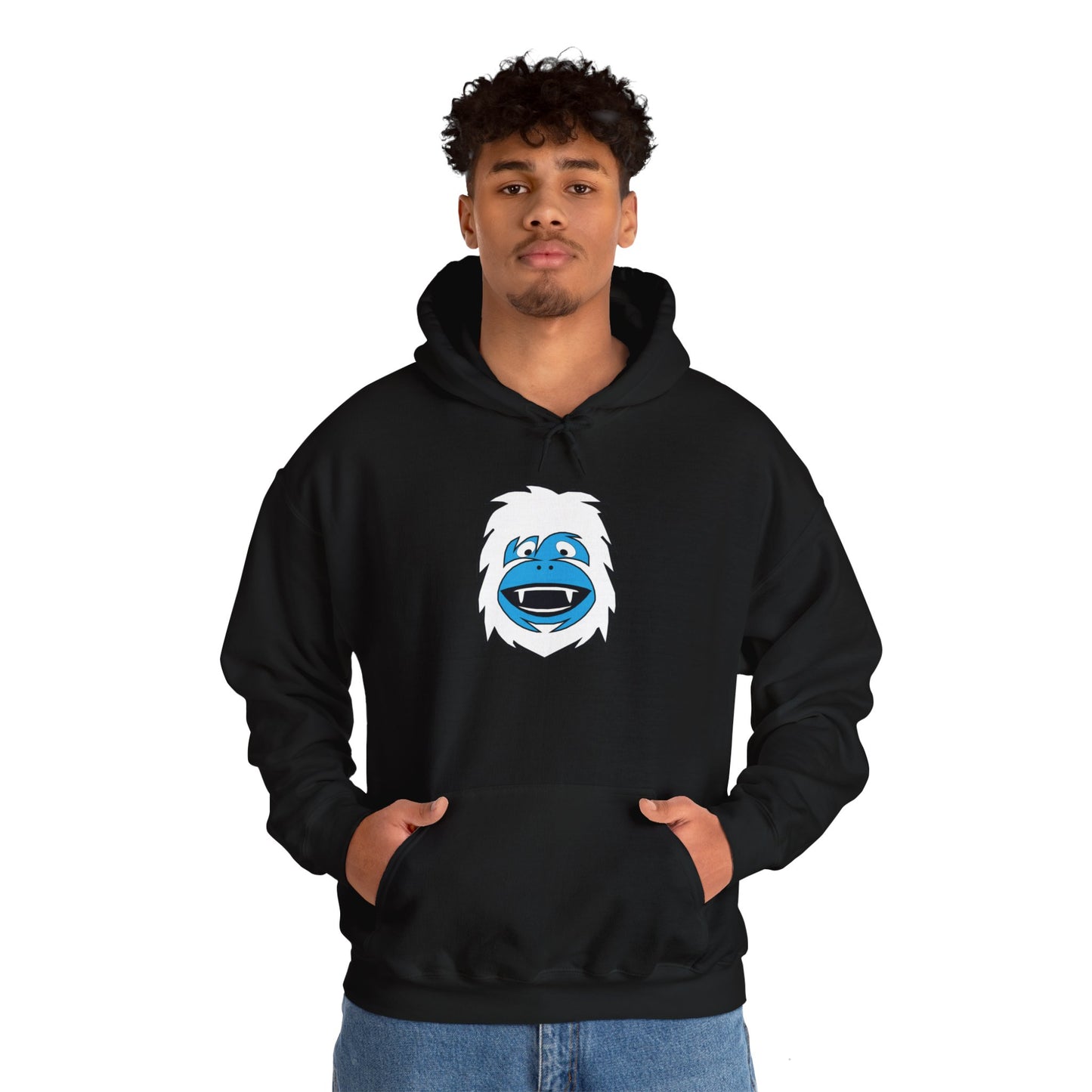 Yeti Face Unisex Heavy Blend™ Hooded Sweatshirt