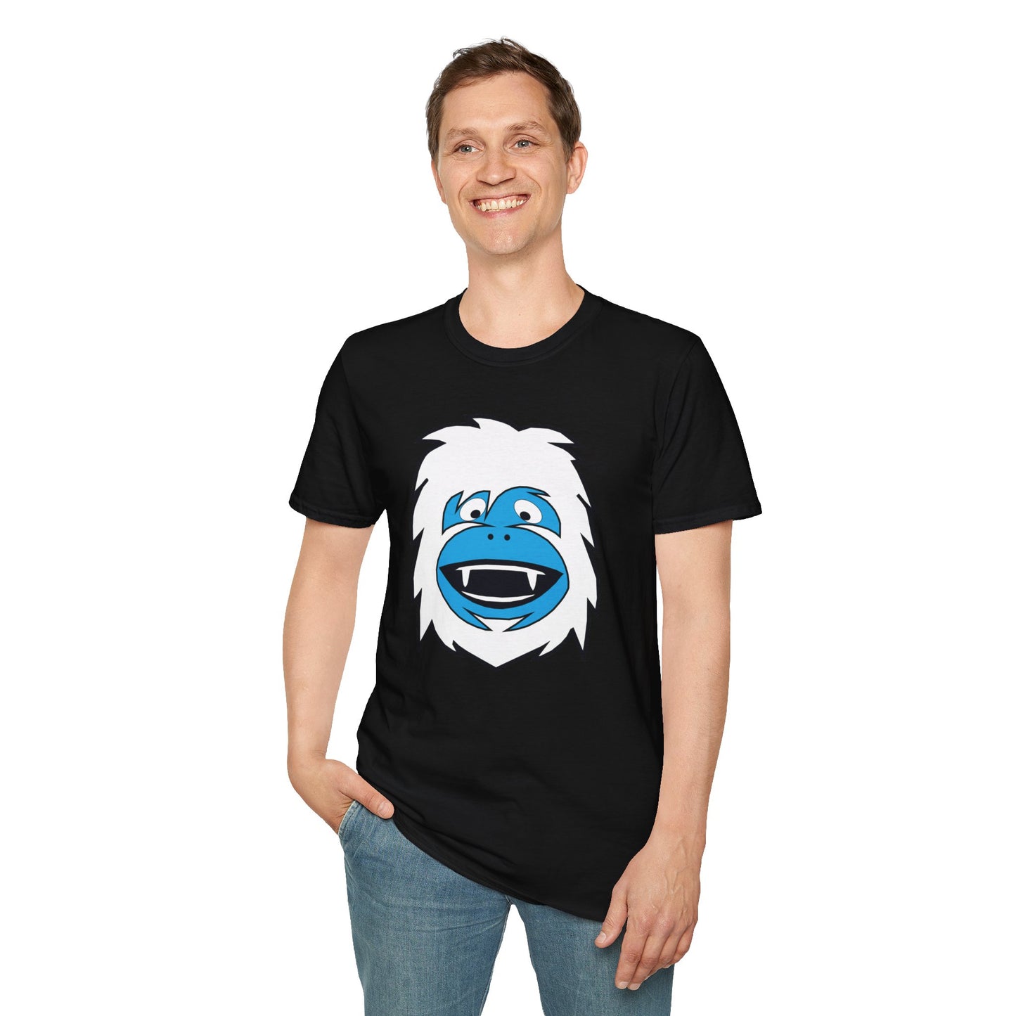 Yeti Face Unisex Softstyle T-Shirt