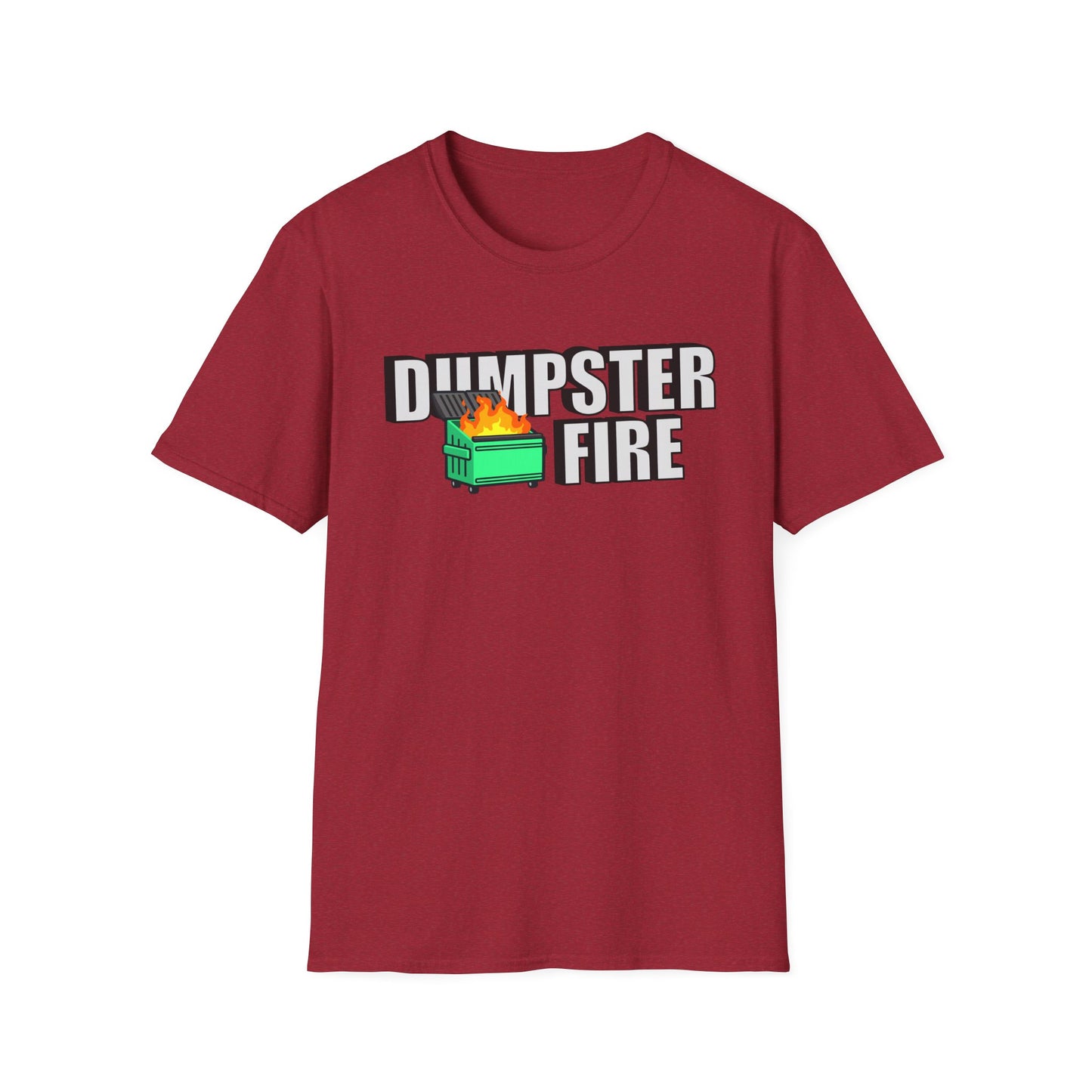 Dumpster Fire Unisex Softstyle T-Shirt